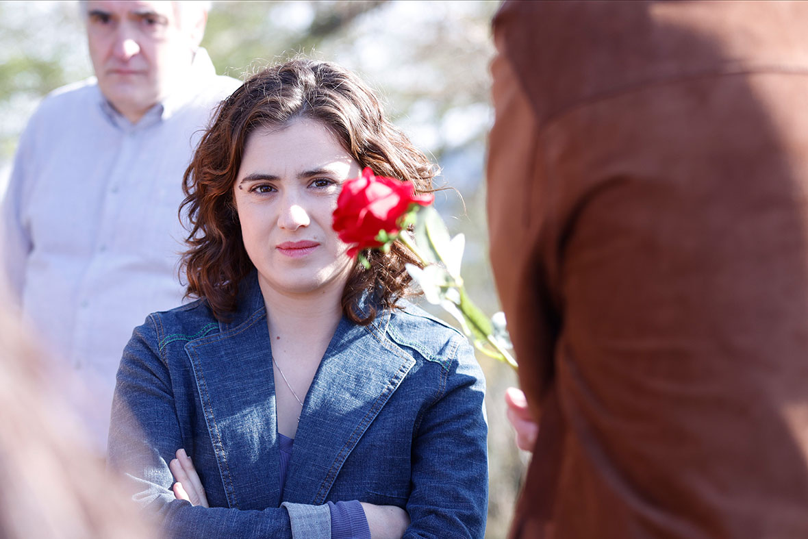 MAIXABEL | Film | Luis Tosar, Icíar Bollaín und Blanca Portillo am Set